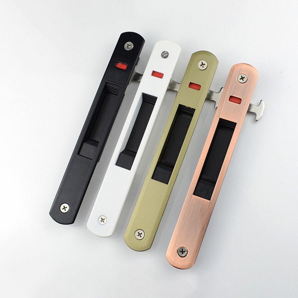 1 шт. раздвижная стеклянная дверь ручка для окна замок крючок стиль скрытого монтажа цинковый сплав прочный практичный раздвижная дверь раздвижное окно