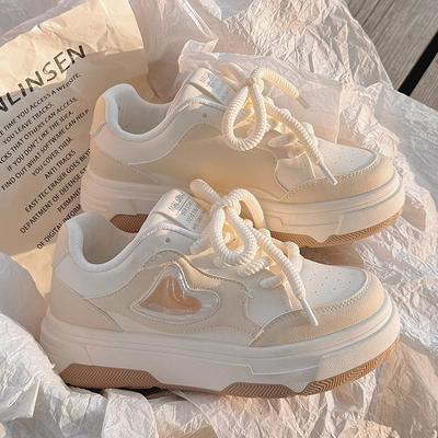 Маленькие белые туфли женские весенние новые универсальные нишевые оригинальные женские туфли повседневные спортивные туфли для сноуборда Tide