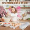 Форма для торта Тирамису и лопатка для торта Алюминиевый сплав Съемная Антипригарная DIY Форма для торта Мусс Маффин для домашних энтузиастов выпечки