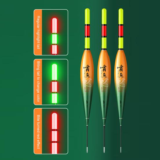 1 комплект светодиодных поплавков для рыбалки, водонепроницаемый, с высокой видимостью, для дальнего заброса, светящийся буй, поплавок, аксессуары для ловли карпа в соленой и пресной воде