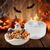 Soft Silicone Ghost Storage Bowl Mold Non-Stick Jewelry Storage Tray Mold Drip Glue Mold  Halloween