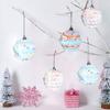6PC/12PC Macaron Home Hanging Balls Reusable Colorful New Year Christmas Balls Pendant Christmas Tree 6cm
