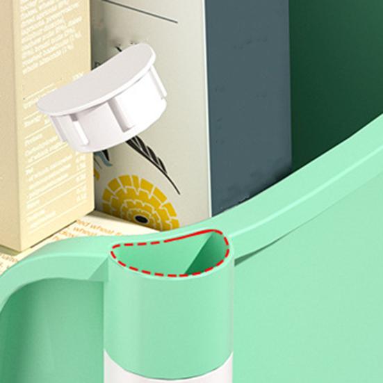 2/3/4 Tier Rolling Cart with Wheels Multifunctional Utility Organizer Cart Kitchen Bathroom Living Room Office Toys Snacks Storage Rack