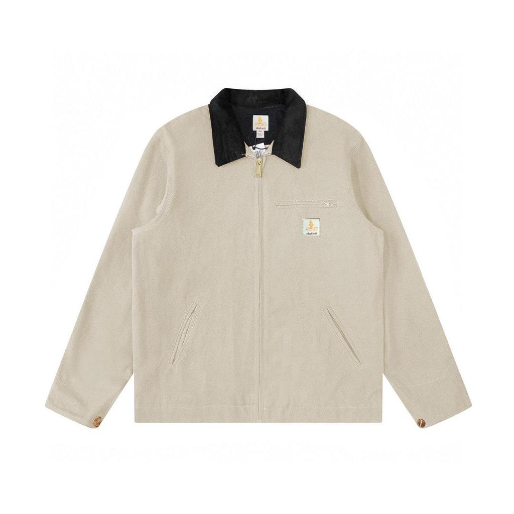 Cityboy Vintage Maillard-Stitched Men's Detroit Jacket - Lightweight, Stylish, Perfect for Spring and Autumn.