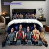 Rock Concert Energy Bedding (1 * duvet cover + 2 * pillowcase, without core) 2D Flat Christmas birthday gift Duvet cover and pillowcase Bedding set