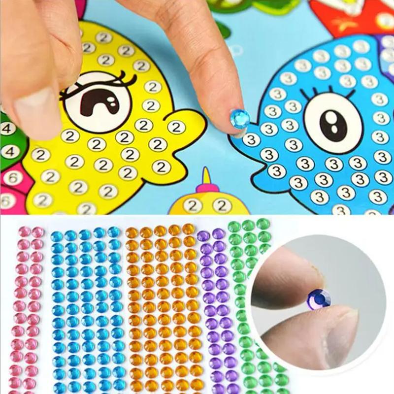 5~20 шт. Декоративная живопись DIY Алмазные наклейки Домашнее рукоделие Кристальная паста Живопись Мозаика Рукоделие Случайный цвет TMZ