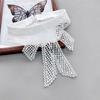 New Hollow Lace Embroidery Fake Collar For Women White Black False Detachable Collar Lapel Shirt Tie Necklace Clothes Accessory