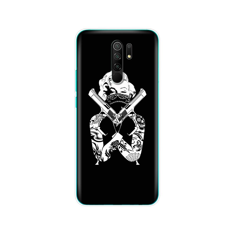 For Xiaomi Redmi 9 Case Silicon Back Cover Phone Case For Redmi 9 Soft Case 6.53 Inch Etui Coque Bumper Shockproof Protective