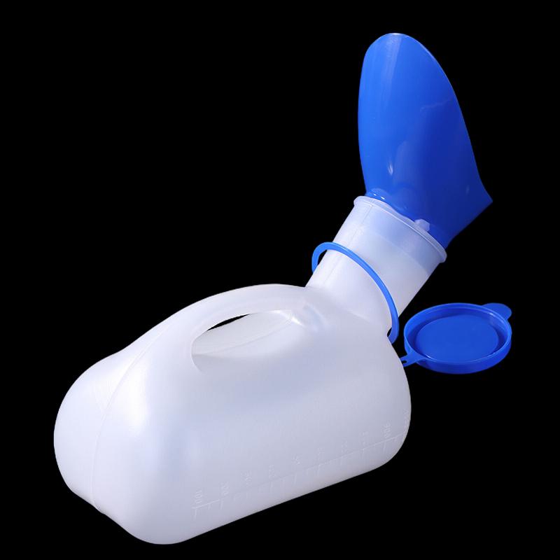 1000 мл Унисекс Писсуар Мобильный туалет Инструмент для сбора мочи Большой емкости Дорожный писсуар Бутылка для мочи Утолщенная Автомобильная дорожная бутылка для мочи