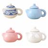 Chinese Style Flower Porcelain Teapot Exquisite Milk Tea Lid Accessories  Restaurant