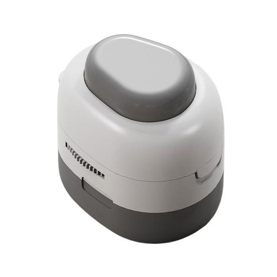 Универсальный нож для разрезания таблеток 2-в-1 с регулируемым размером 1/2 1/4 дюйма, острым лезвием и отсеком для хранения. Портативный и безопасный нож для разрезания таблеток любого размера.