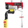 Electric Hoist Crane Winch 440 lbs 328 ft Wireless & 14 ft Wired Remote