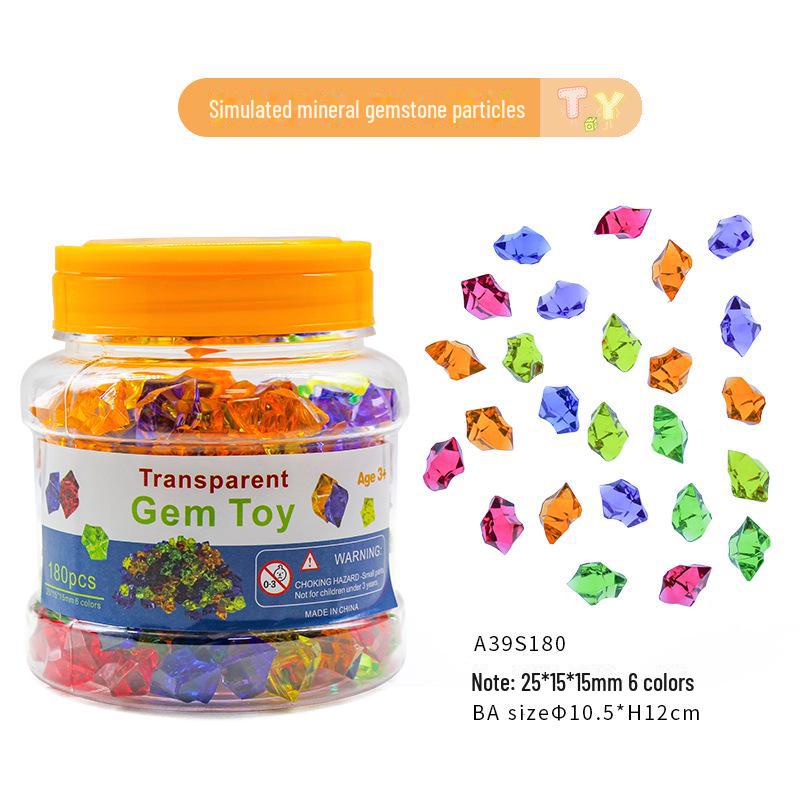 Прозрачные радужные заглавные буквы развивающие игрушки для раннего обучения по Монтессори