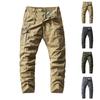 Мужская спортивная спецодежда, повседневные уличные брюки с несколькими карманами