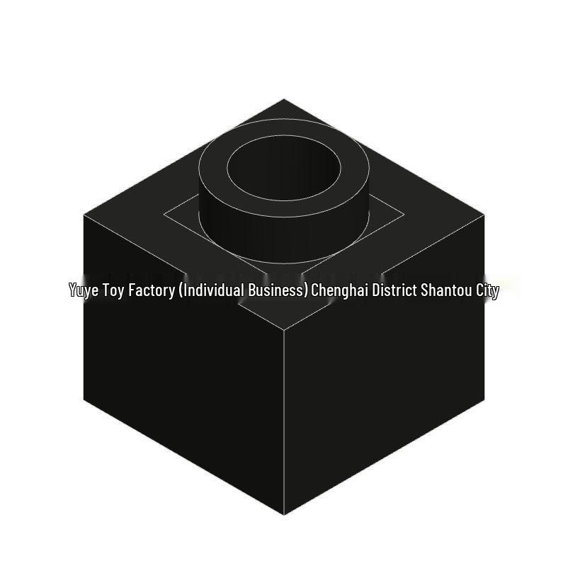 Compatible Building Block Parts: Universal 1x1x2.3 Special Brick with Hole, MOC Accessories