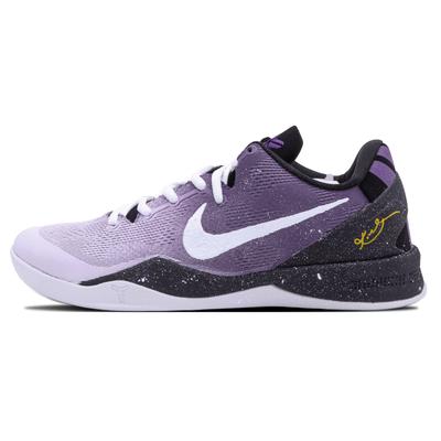 Кроссовки для баскетбола Kobe 8 Амортизация Нескользящая Подошва Дышащие Низкие Унисекс Фиолетовые HF9550-001(Команда147-)