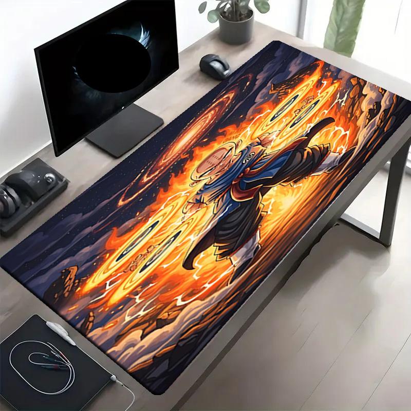 DRAGON BALL Print Mouse Pad, Anti‑Slip Desktop keyboard Mat, for PC Laptop Gaming Working Daily Use, Cool Festival Surprise Gift