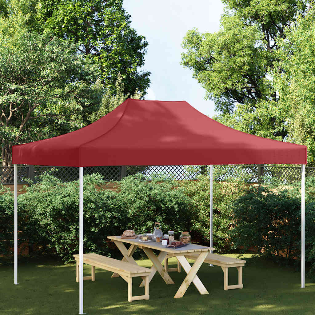 Party Tent Roof 4x3 m Burgundy Red 270 g m²