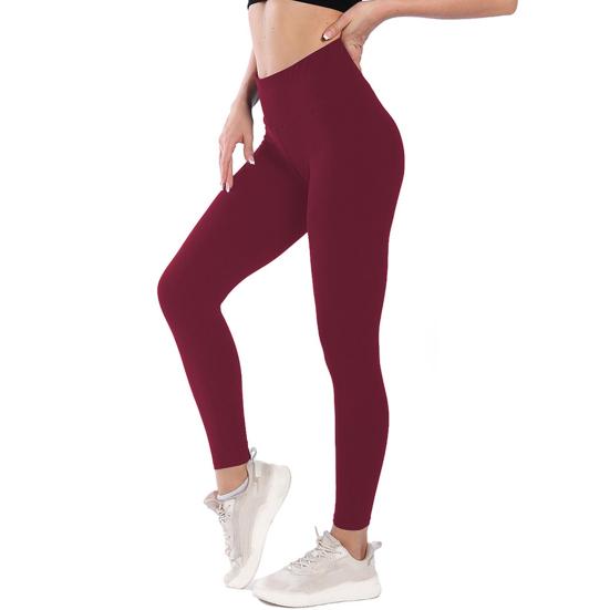 Женские леггинсы с высокой талией, облегающие, с бархатной подкладкой, утолщенные брюки до бедер