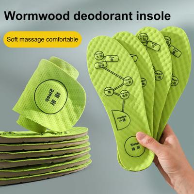 Стельки для бега, утолщенные впитывающие пот китайские травы Ай Цао, подушечки для беговой обуви, аксессуары для обуви