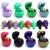 3D Printed Dragon Egg Ornament Mini Dragon Figurine Toy Desktop Dragon Egg with Miniature Dragon Inside Decoration