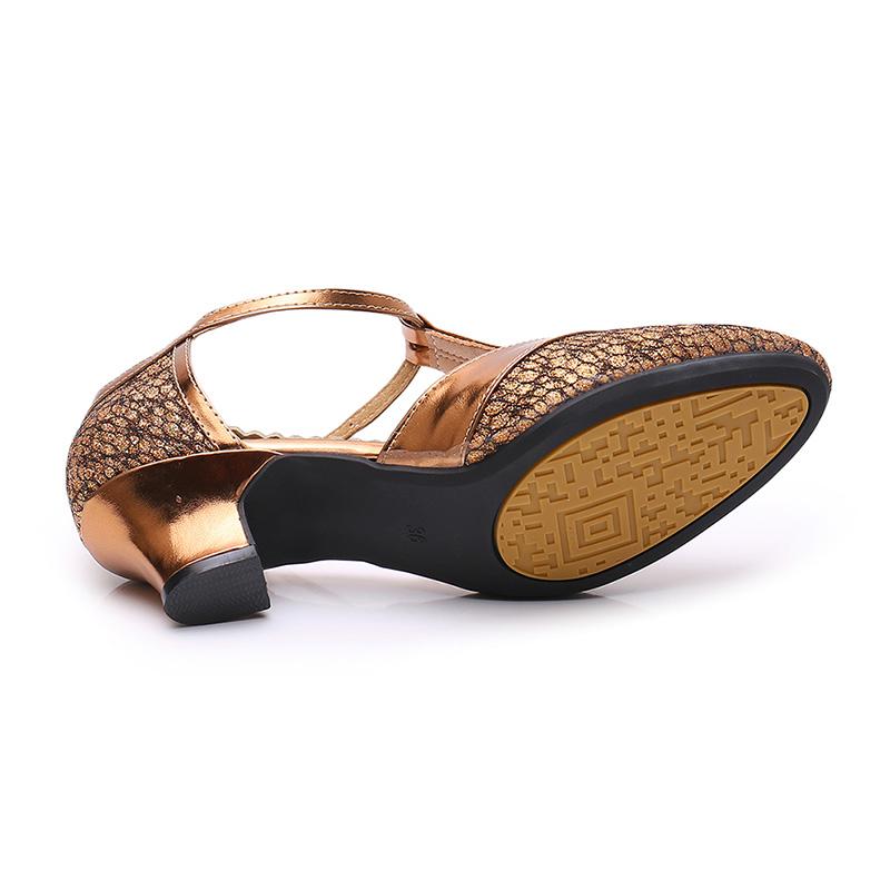 Женская обувь для бальных танцев, танго, сальсы, латинских танцев, вечерние туфли на каблуке 3,5 см