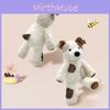Dalmatian Plush Toy Scarf Spotted Dog Stuffed Animal Doll Birthday Gift 40cm