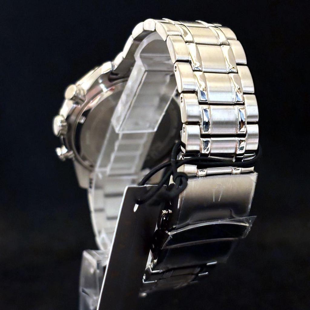 Б/у [BULOVA] Bulova/Мужские часы/Стильные/Хронограф/Крайне редкие/Для мужчин/Желтое золото.Серебристый.Синий цвет/Товар с витрины специальная цена