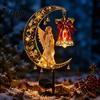 Energy Efficient Solar Garden Lamps Christmas Yard Stakes Light, Nutcracker Soldier/Angel/Red Bird/Snowman Outdoor Lamp, Unique Holiday Housewarming