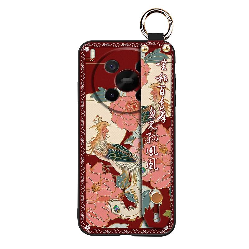 Fashion Elderly lady Phone Case For ZTE Blade V70 Max/Nubia V70 Max Phone Holder Lanyard Back Cover Soft case For Mom
