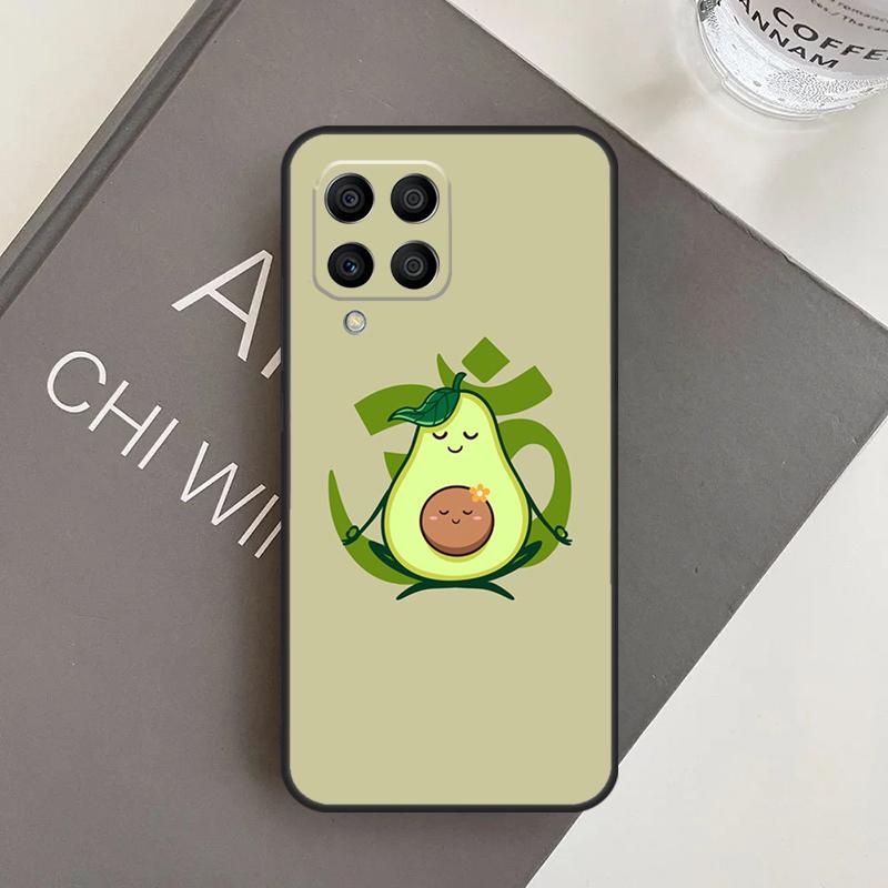 Avocado Yoga Case For Samsung Galaxy M15 M35 M55 M56 M36 M16 M06 M31 M13 M33 M53 M12 M32 M52 M14 M34 M54