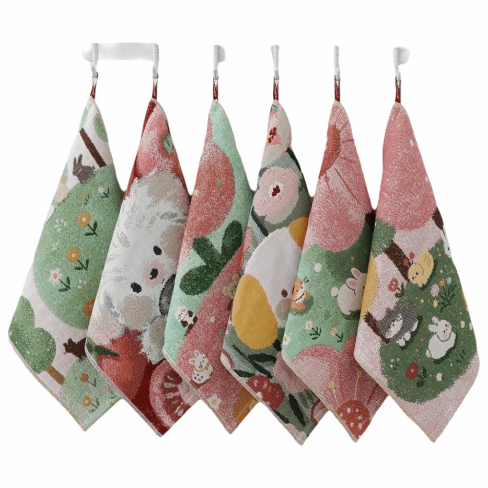 34x40cm Handkerchief Towel Cartoon Kitchen Towel High Quality Large Hand Towel Home Restaurant