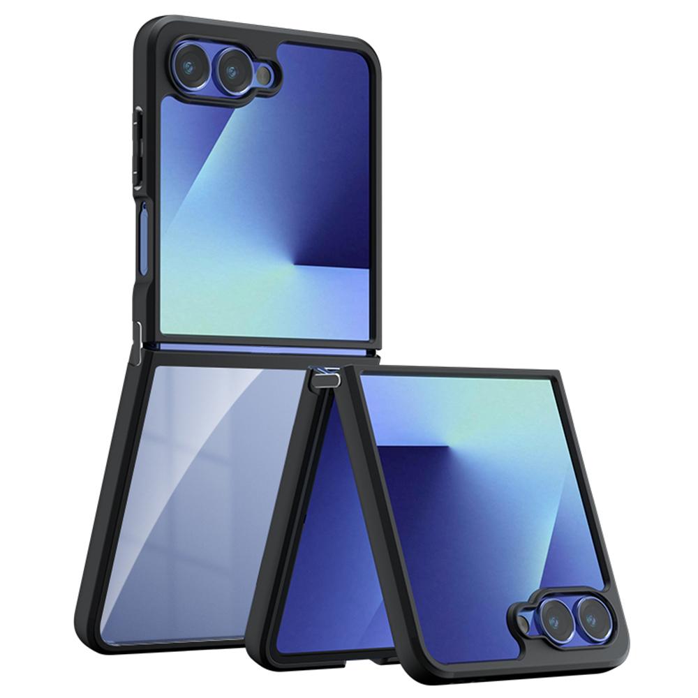 For Samsung Galaxy Z Flip7 5G Case TPU+PC Shockproof Clear Phone Cover