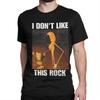 Men Women TShirt I Dont Like This Rock Casual Pure Cotton Tee Shirt Short Sleeve Marcus The Worm T Shirt Crew Neck Tops Adult