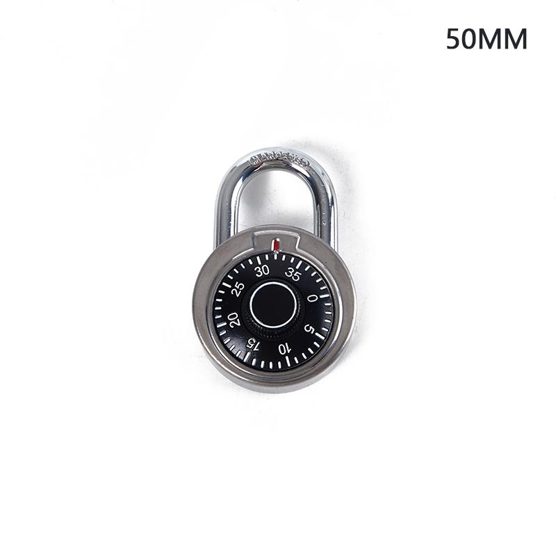 Практичный замок с паролем для поворотного стола, ретро-металлический мини-замок без ключа для сейфа, ящика, шкафчика, маленький замок