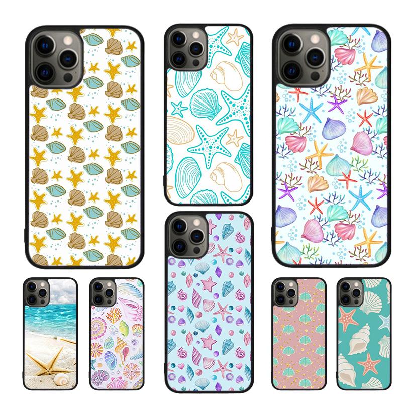 Чехлы для мобильных телефонов с ракушками для iPhone 17 Air 16e 15 14 12 13 11 Pro MAX apple Plus Coque