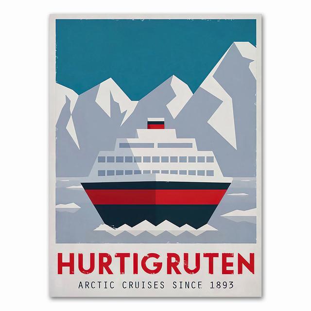 Швеция Дания путешествия винтажный плакат настенная живопись на холсте скандинавские картины и принты домашний декор для гостиной без рамки