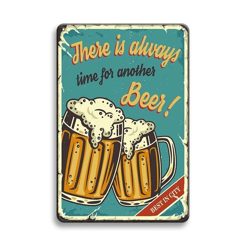 Знаки холодного пива, металлическая табличка, пиво, поднимающее настроение, винтажные постеры для мужчин, пещерный бар, паб, клуб, жестяная тарелка, художественные настенные наклейки, домашний декор