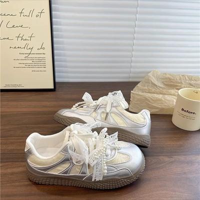 Роскошные кроссовки для женщин 2025 Новая повседневная обувь На шнуровке Обувь на платформе Вулканизированная обувь для женщин Балетки Дышащая теннисная обувь