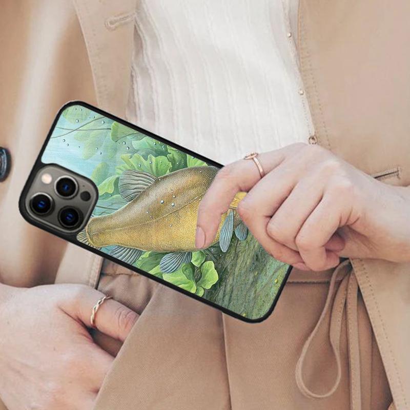 Carps Fish Fishing Magnetic Phone Case For APPLE iPhone 17 Air 16 14 13 12 Pro Max 15 Plus Wireless Charge With MagSafe Cover