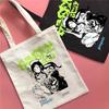Harajuku Anime Graphic Ladies Handbag Cloth Canvas Tote Bag Ladies Reusable Shoulder Bag