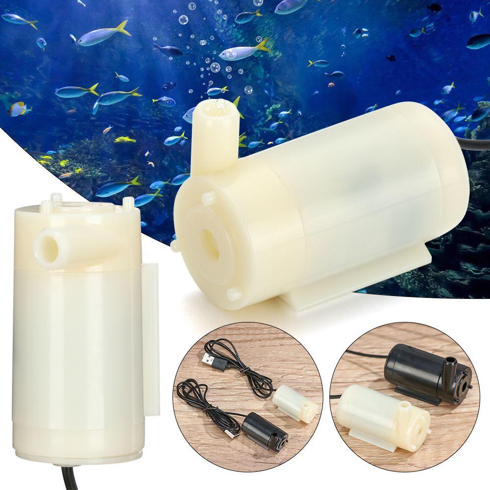Practical DC 5V Water Flowers Motor Pump Aquarium Supplies Submersible Pump Fish Tank Fountain