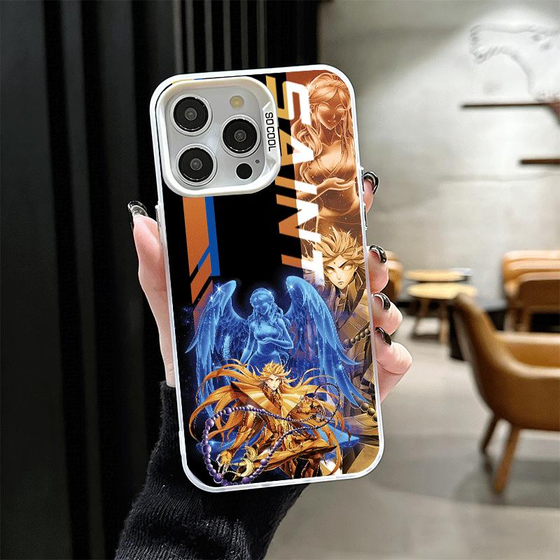 Мягкий чехол для телефона с изображением аниме S-Saint S-Seiya для iPhone 15 16 17 Pro Max 17Air 16E 14 Plus 13 12 Mini Ударопрочный чехол Задняя крышка