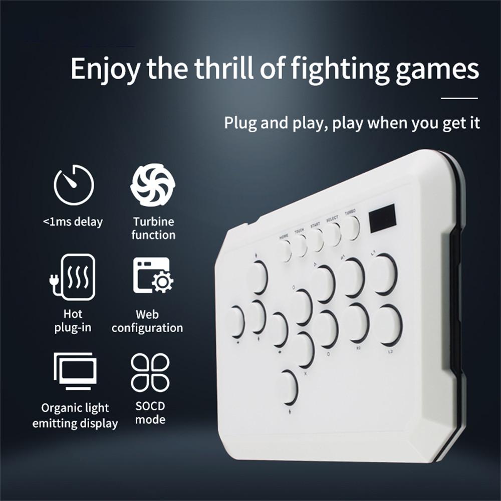 A50 Hitbox Controller файтинг клавиатура кнопки обод безрычажный джойстик для ПК/PS4/PS5/Steam