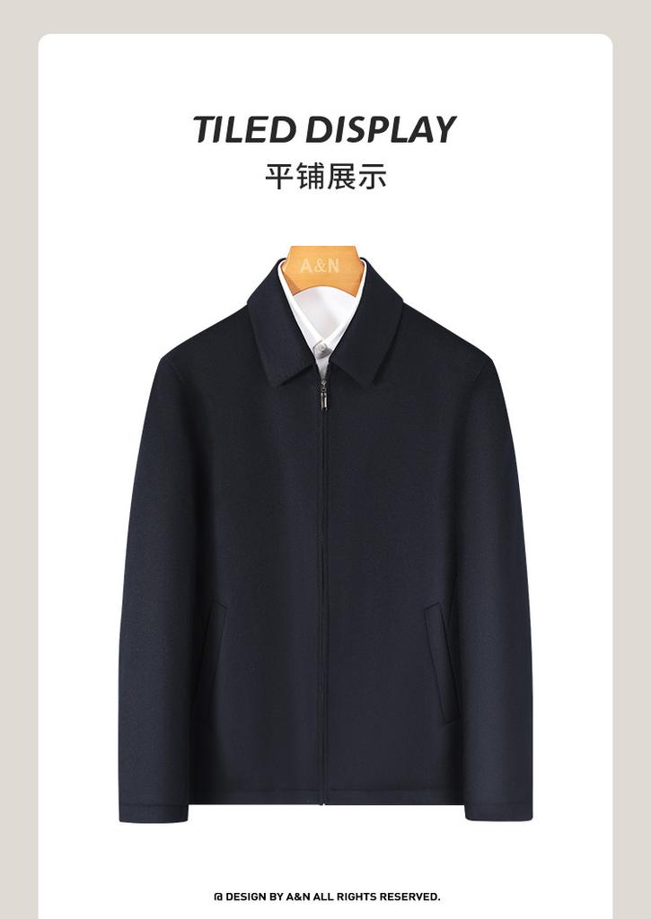 100% Cashmere Goose Down Inner Lining Jacket
