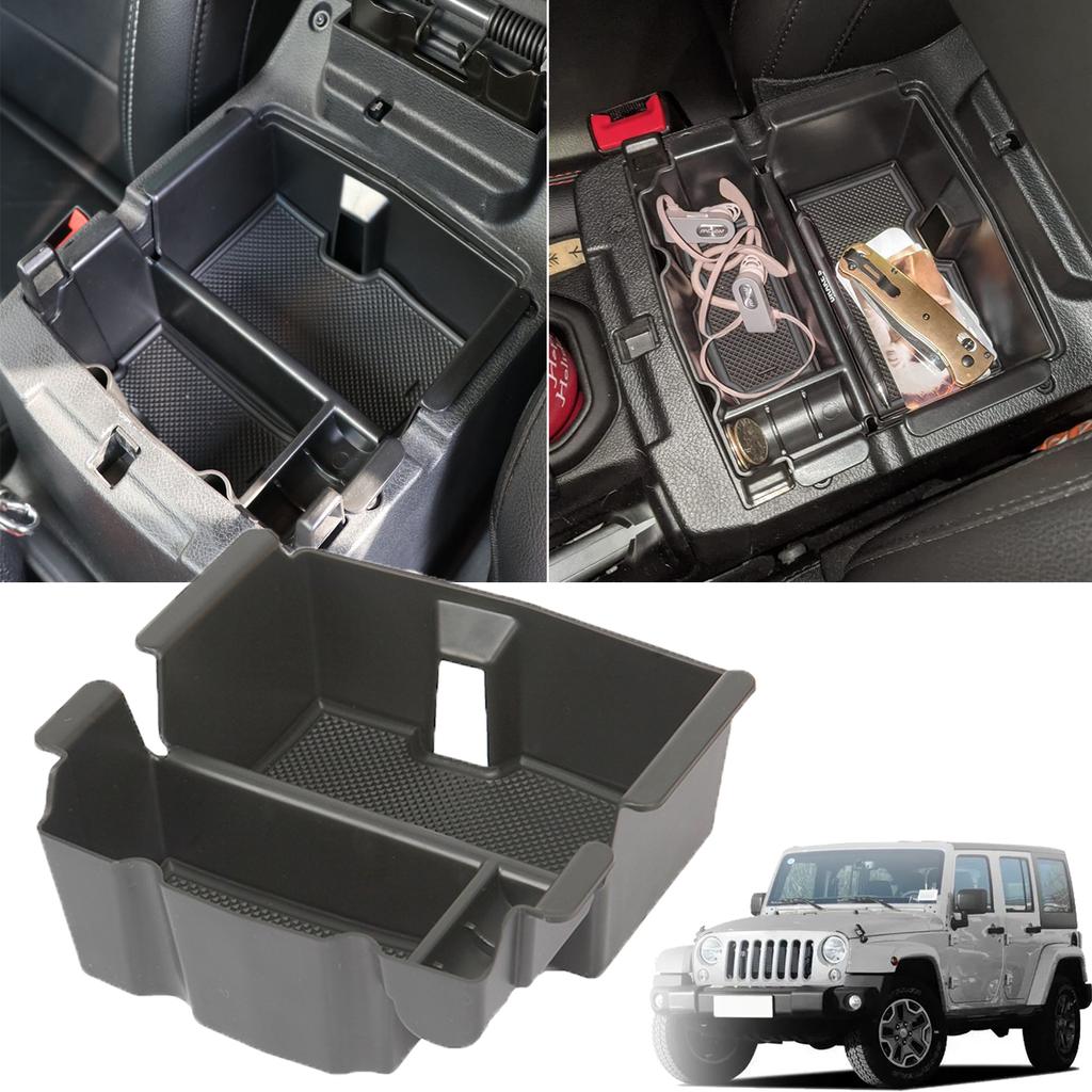 Органайзер для центральной консоли, подлокотник, ящик для хранения, контейнерный лоток для Jeep Wrangler JL Gladiator JT 2018-2022, интерьер автомобиля