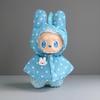 Водонепроницаемая кукольная одежда LABUBU 10 см: KT Кошачий дождевик с капюшоном и плащ с заячьими ушками