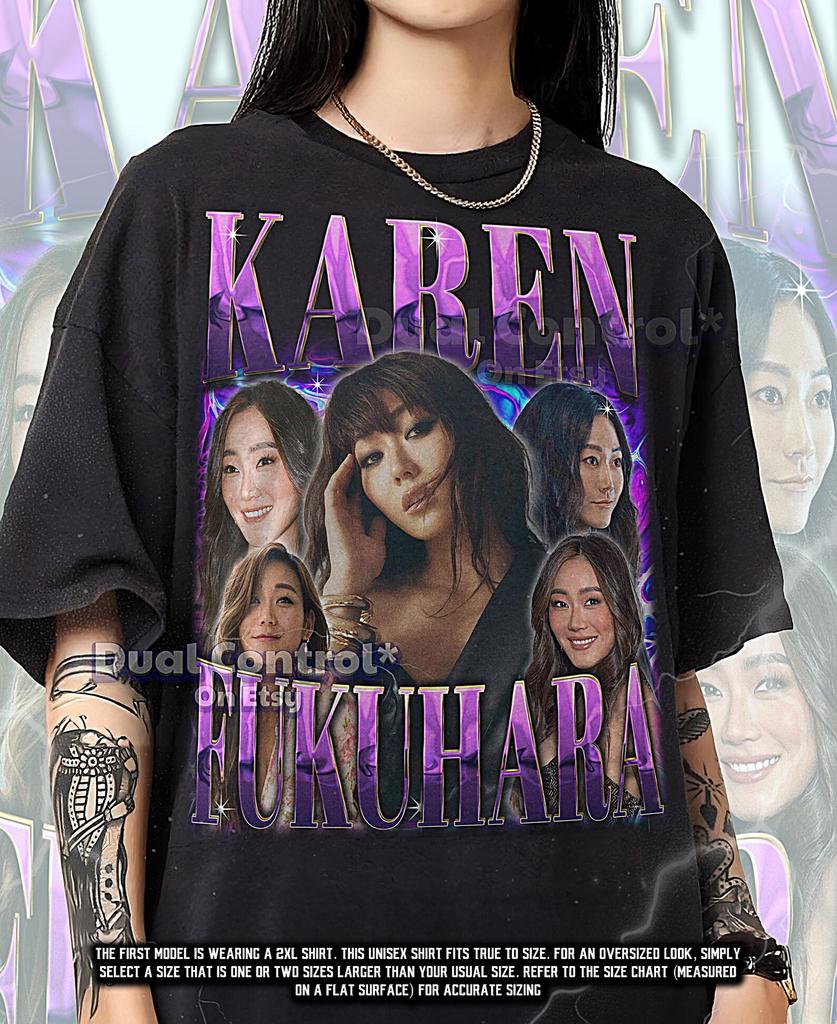 Karen Fukuhara T-Shirt, Vintage Actress Star Superhero Celebrity Performer Tee, 90s Retro Throwback, Karen Fukuhara Sweater #TPC