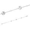 [R4985] - Handmade Silver Bracelet 'Tree of Life' Silver White (rhodium) - 10 Mm