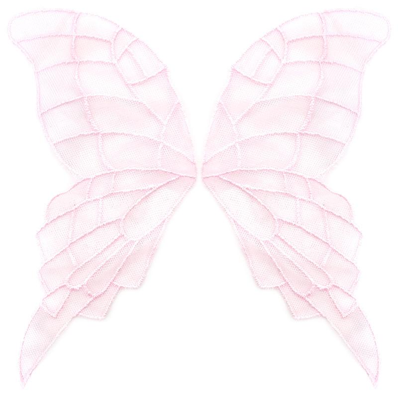 Кружевная сетчатая вышивка бабочка наклейка Бежевый к цветам прозрачная сетчатая основа вышивка DIY кружевные аксессуары симметричные цветочные детали